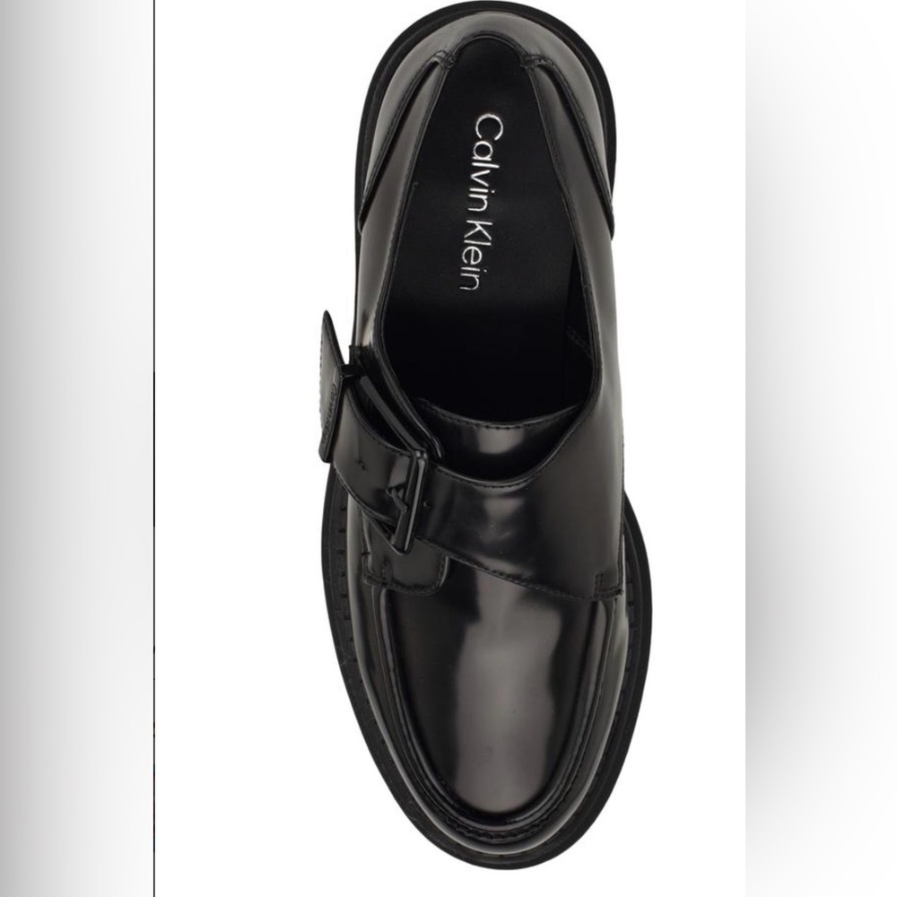 Calvin Klein Black Giya Lug Loafer Women’s Size 6